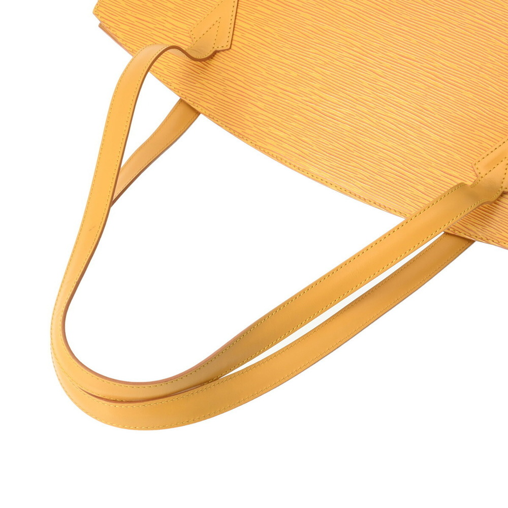 Louis Vuitton Leather Shopping Tassili Bag Yellow Jacques Shoulder Epi Saint - Picture 3 of 11
